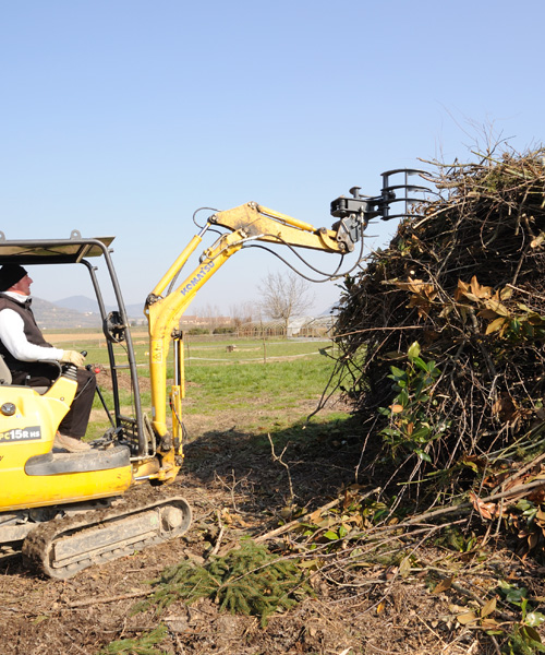 Pinza Ramaglie Idraulica