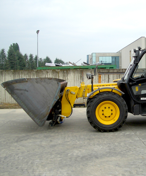 Benna Pala Grande Capacità per Sollevatori Telescopici 