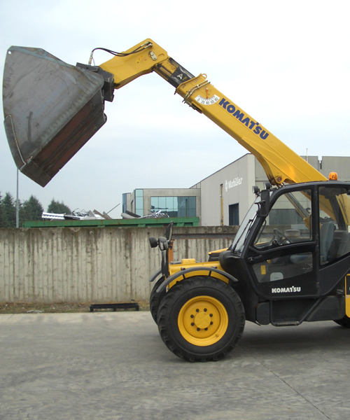 Benna Pala Grande Capacità per Sollevatori Telescopici 