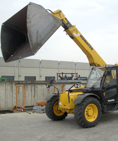 Benna Pala Grande Capacità per Sollevatori Telescopici 