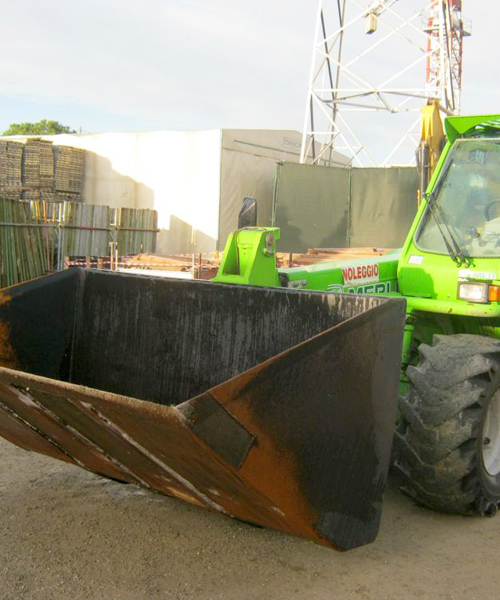 Benna Pala Grande Capacità per Sollevatori Telescopici 