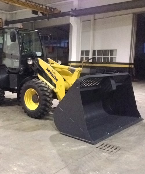 Benna Pala Rifiuti per Pale Gommate