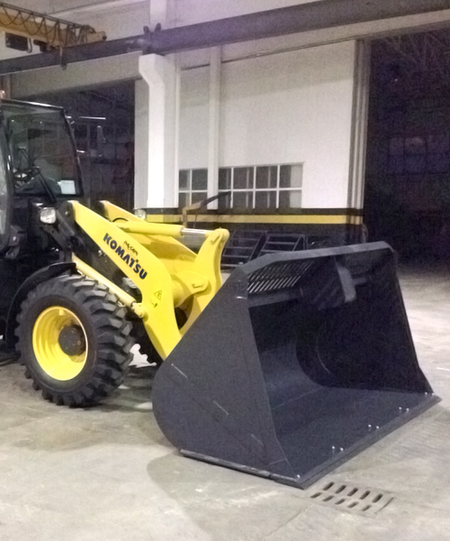 Benna Pala Rifiuti per Pale Gommate