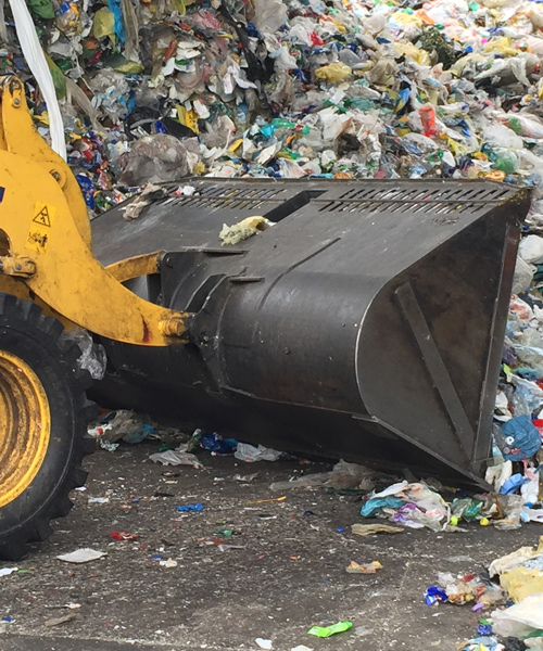 Benna Pala Rifiuti per Pale Gommate