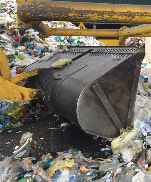 Benna Pala Rifiuti per Pale Gommate