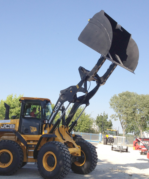 Benna Pala Alto Ribaltamento per Pale Gommate