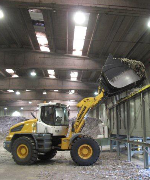 Benna Pala Alto Ribaltamento per Pale Gommate