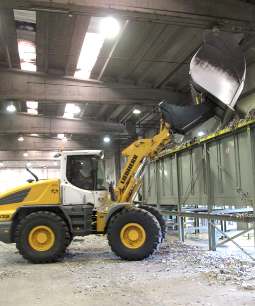 Benna Pala Alto Ribaltamento per Pale Gommate