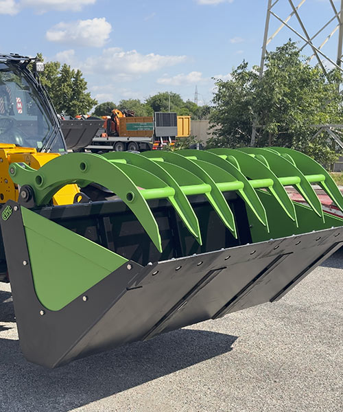 Benna pala con griffe – versione ambiente